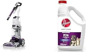 Hoover SmartWash Pet Automatic Carpet Cleaner with Spot Chaser Stain Remover Wand, FH53000PC + Hoover Oxy Pet Urine & Stain Eliminator Carpet Cleaning Shampoo, 116 oz Formula, AH31938