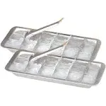 Aluminum Ice Cube Tray Set of 2