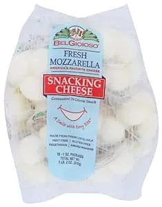 Belgioioso Snacking Cheese, Fresh Mozzarella - 6 pack, 1 oz packages