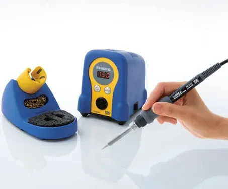 Hakko USA FX888D29BY/P ESD-Safe Digital Soldering Station w/ FX8801 Soldering Iron and T18D16 Tip (Gold)