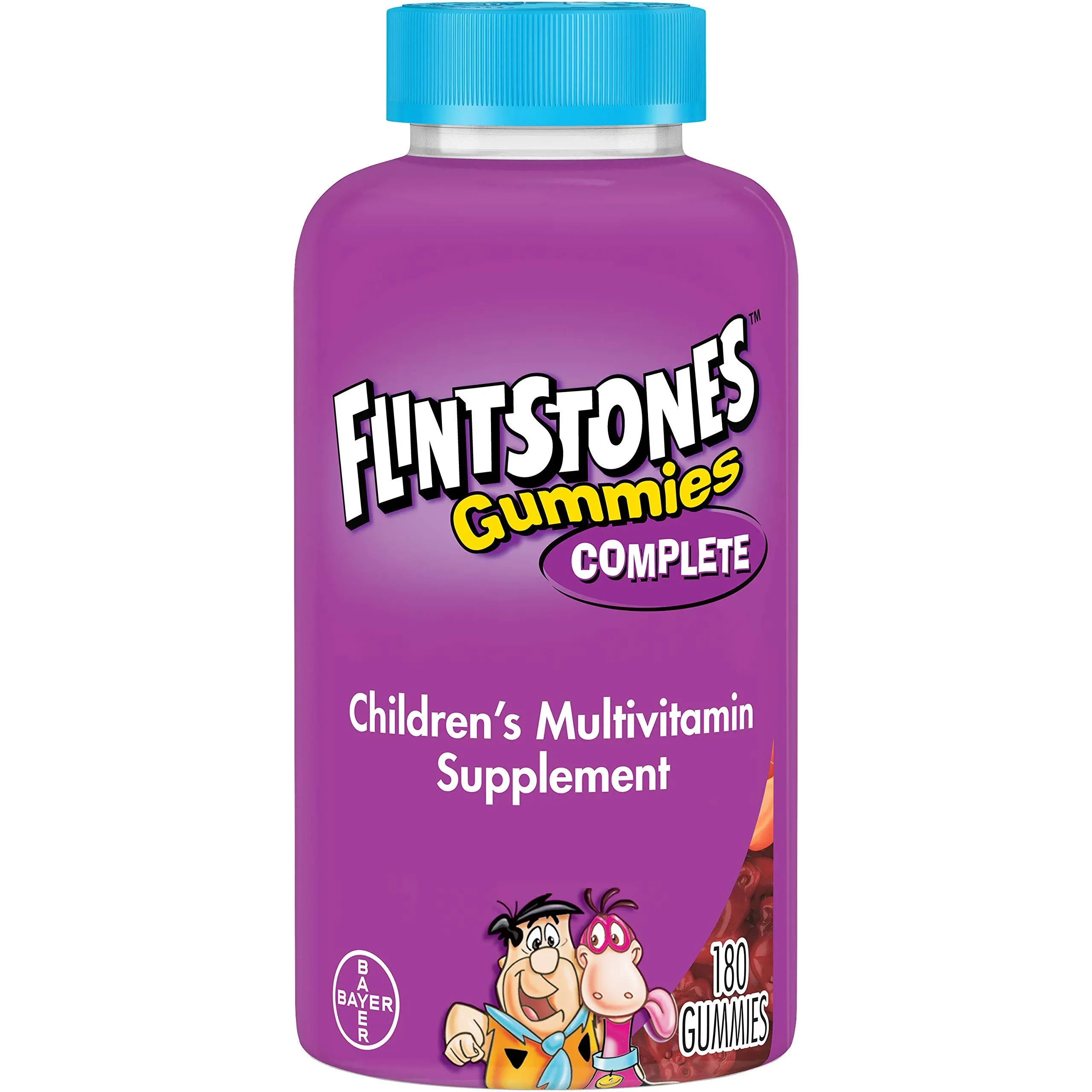 Flintstones Complete Children's Multivitamin Supplement Gummies 180 ct Plastic Jar