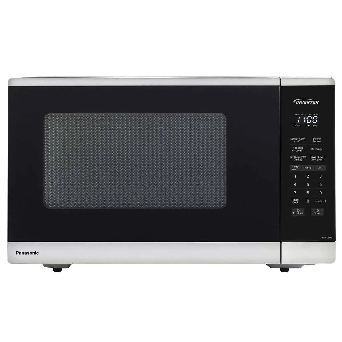 Restored Panasonic NN-SC67NS Panasonic 1.3 cu.ft. Countertop Microwave Oven (Refurbished)