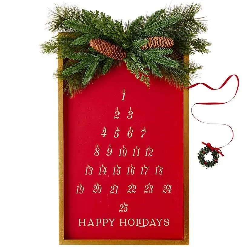 Exclusive Hanging Holiday Countdown Calendar