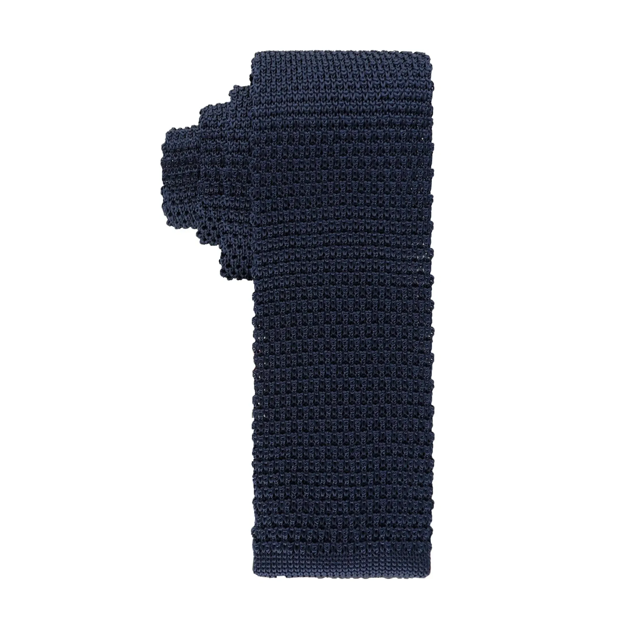 Tommy Hilfiger Men's Global Stripe Knit Tie - Navy