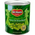 Del Monte Fancy Cut Green Beans, 101 Ounces, 6 per Case