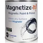 Magnetize-It! Magnetic + Paint &amp; Primer Water Based –  Black 2 Pound (Pack of 1)