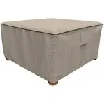 Budge Industries English Garden Square Patio Table/Ottoman Cover, Large