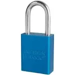 American Lock A1106KABLU Safety Lockout Padlock Blue Keyed Alike