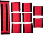 Barfly , Divider Set for M30931 Bag - 1 Long, 8 Short,Red