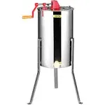 VEVOR Manual Honey Extractor, 2/4 Frames Honey Spinner Extractor, Stainless