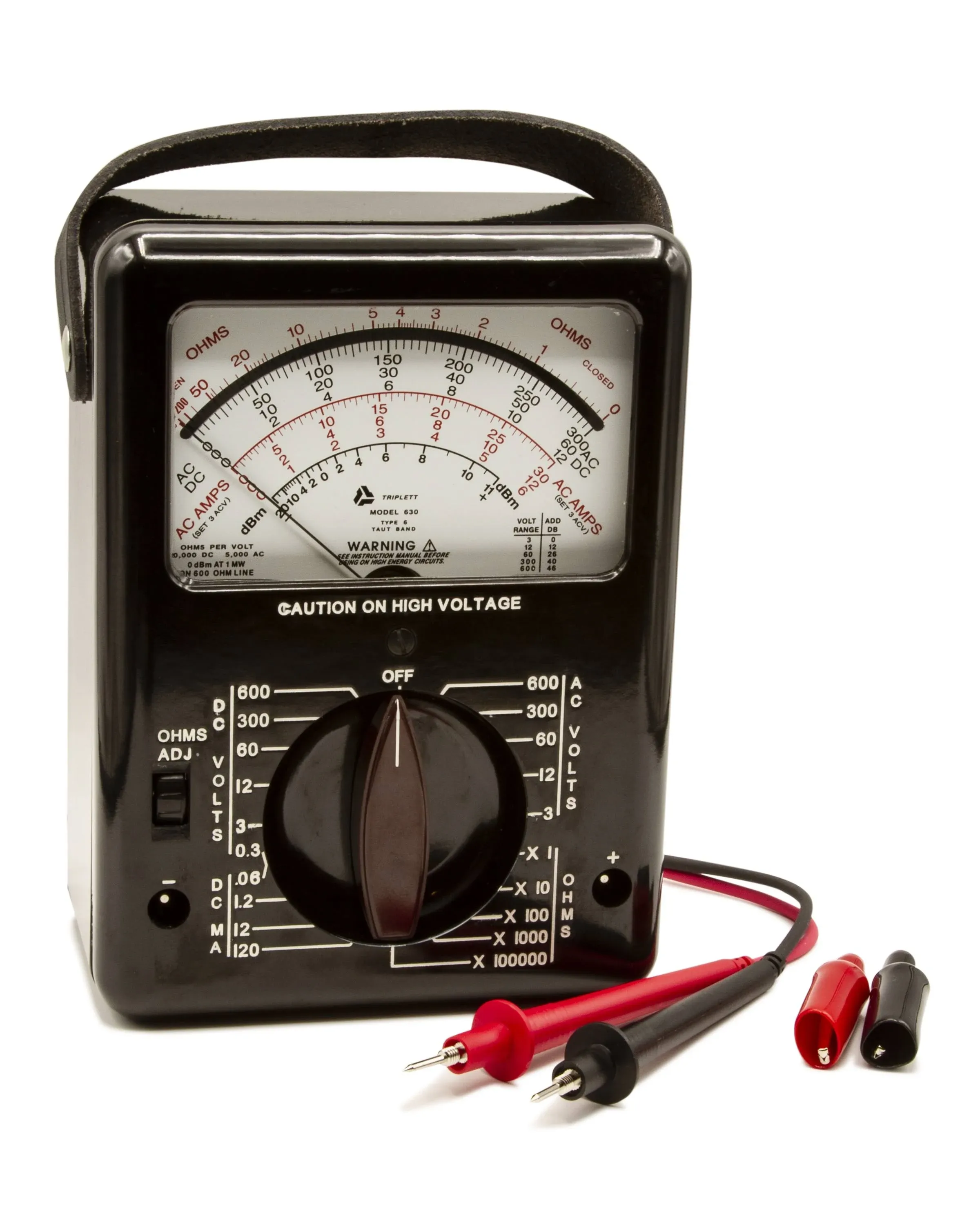 3030 Triplett Model 630 Analog Meter