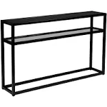 Holly & Martin Baldrick Console Table, Matte Black