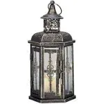 JHY Design 10inch High Decorative Candle Lantern, Black