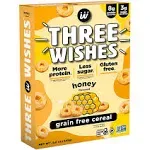 Keto Cereal | Low Carb Cereal | Honey Flavor | Three Wishes, 6-Pack