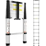 VEVOR Telescoping Ladder Aluminum Extension 12.5 ft