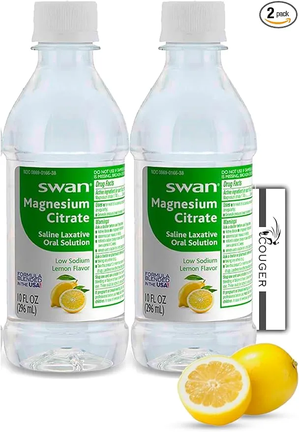 Swan Magnesium Citrate Saline Laxative Lemon Oral Solution