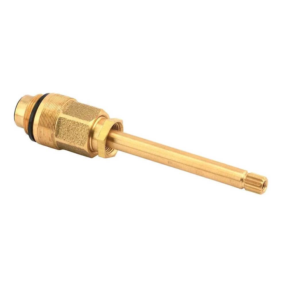 Shower Faucet Stem, Hot/Cold, 5-9/16 Ich Length, Brass