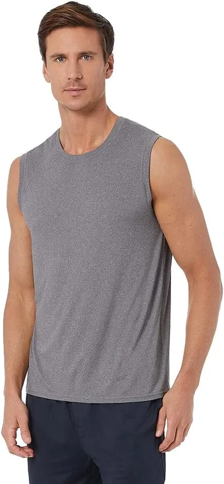 32 DEGREEES Men's Cool Classic Relaxed Tank | Anti-Odor | 4-Way Stretch | Moisture Wicking