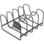 GreenPan Stainless Steel Wire Pots and Pans Lid Storage Rack, Black 