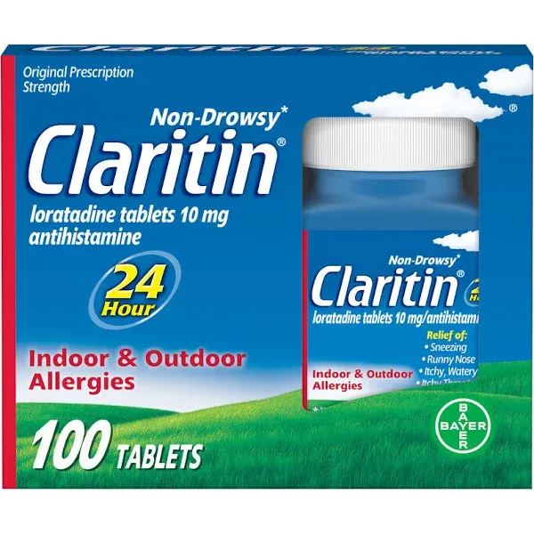 Claritin 24 Hour Non-drowsy Allergy Relief Tablets, 10 mg - 30 Count