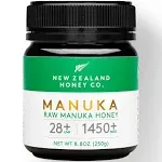 New Zealand Honey Co. Raw Manuka Honey UMF 28+ | MGO 1450+ 8.8 oz, Size: 250g | 8.8oz