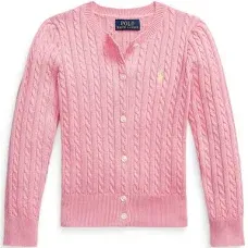 Polo Ralph Lauren Kids Girl's Cable Knit Cotton Cardigan (Little Kids/Big Kids)