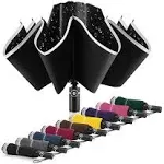 Inverted Umbrella Large Windproof Umbrellas for Rain Sun Travel Umbrella Comp...