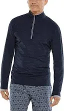 Men's Ultimate Half-Zip Rash Guard | Navy Line