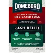 Domeboro Medicated Soak (Rash Relief) 12 Powder Packets