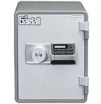 Gardall MS129-G-E w One Hour Vertical Microwave Style Fire Safe with Electronic Lock, Grey