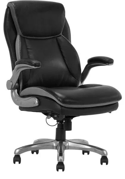 Serta Smart Layers Brinkley Ergonomic Bonded Leather High-Back Executive Office Chair