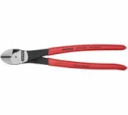 Knipex 74 21 250 SBA 10" High Leverage Angled Diagonal Cutters