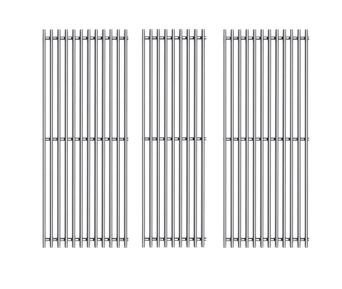 SF1593(3-Pack) 16 1/4" Stainless Steel Cooking Grates Grid for Backyard BY12-084-029-98, BY13-101-001-13, BY14-101-001-04, Uniflame GBC1059WB, GBC1059WB-C, GBC1059WE-C, GBC1069WB-C, GBC1143W-C