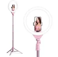 12&#039;&#039; Selfie Ring Light with 62’’ Tripod Stand for Video Recording, Live Streamin