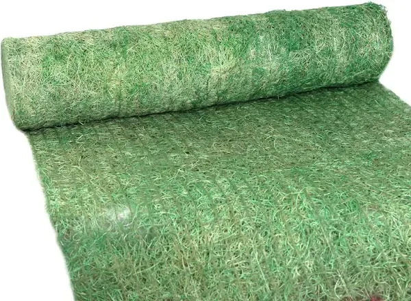 American Excelsior QuickGrass Pro Green Erosion Control Blanket Landscape Roll