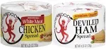 Underwood Chicken Spread and Deviled Ham Spread, 4.25oz Pack of 6 - with MYD Spreader or Two Sporks