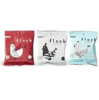 Flock Salt & Vinegar Chicken Skin Crisps (8 Pack)