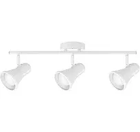 Hampton Bay 1.83 ft. 3-Light Glossy White LED Track Lighting Kit