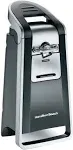 Hamilton Beach Smooth Touch Can Opener, Black/Chrome