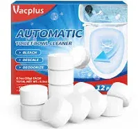 Vacplus Toilet Bowl Cleaners 12 Pack Toilet Cleaner with Bleach