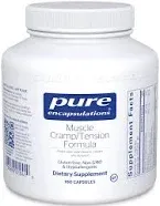 Pure Encapsulations Muscle Cramp/Tension Formula | Hypoallergenic Supplement to Reduce Occasional Muscle Cramps/Tension and Promote Relaxation | 180 Capsules