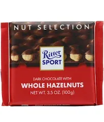 Ritter Sport Chocolate Whole Hazelnuts