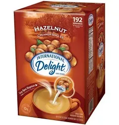 International Delight Hazelnut Coffee Creamer Singles