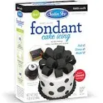 Satin Ice Vanilla Fondant, 24oz - Black