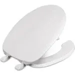 Centoco 220-001 Plastic Round Toilet Seat, White