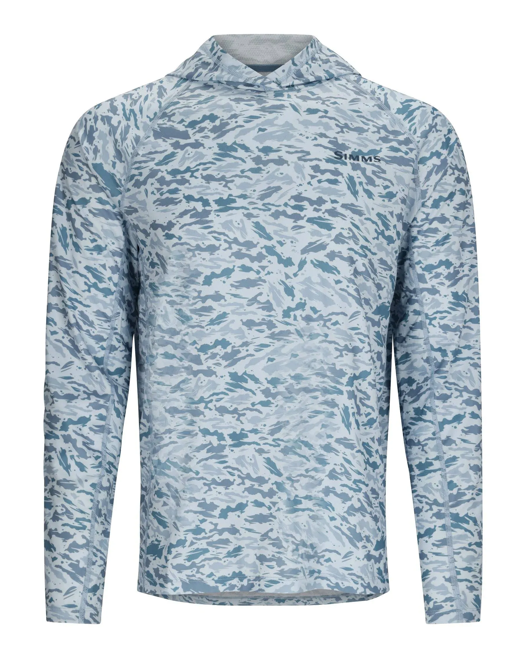 Simms Men&#039;s Challenger Solar Hoody - Ghost Camo Neptune - M