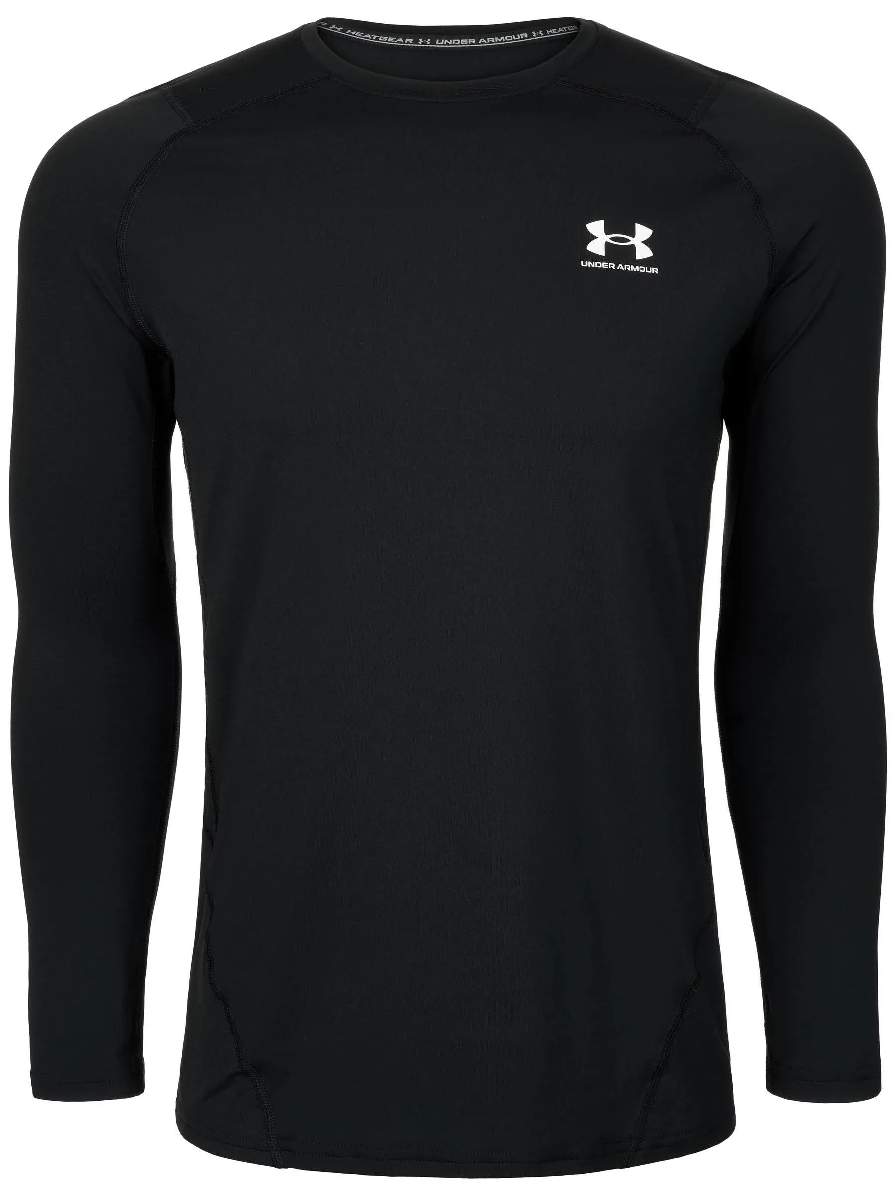 Under Armour Men's Heatgear Fitted Long Sleeve Shirt - Black