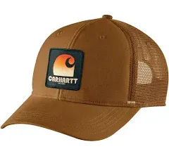 Carhartt Men's Deep Lagoon Canvas Patch Cap