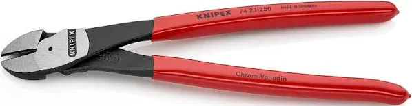 Knipex 10" High Leverage Angled Diagonal Cutters