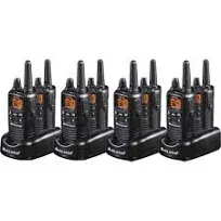 Midland LXT600 FRS Business Radio 8-Pack (LXT600BBX4)